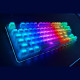 pom jelly keycaps doubleshot translucent oem profile keycaps for diy mechanical keyboard - blank