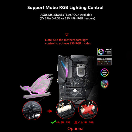 rgb creative desktop computer decoration