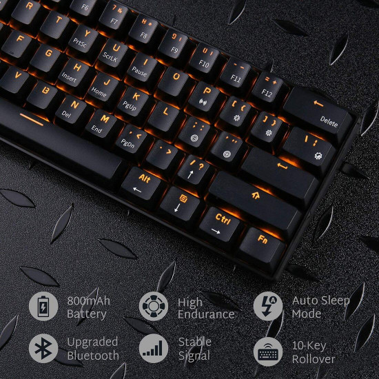 rk61 61 keys usb 60% mechanical gaming keyboard