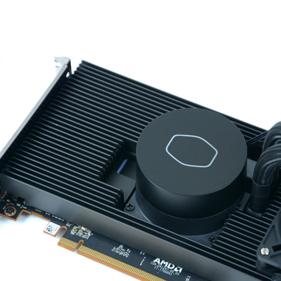 rtx3090 graphics card all-in-one water-cooled diy modified all-aluminum radiator video memory cooling by 30 degrees 360 water-cooled kit