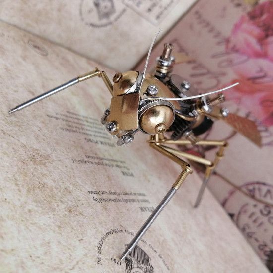 steampunk style mechanical insect model desktop decoration crafts