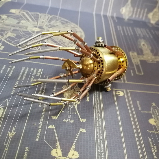 steampunk jellyfish jewelry computer desktop crafts ornaments