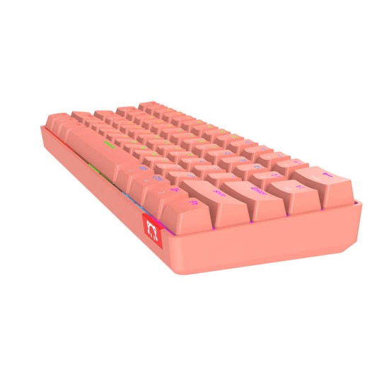 stk61 61 keys mechanical gaming keyboard - pink