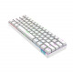 stk61 61 keys mechanical gaming keyboard - white