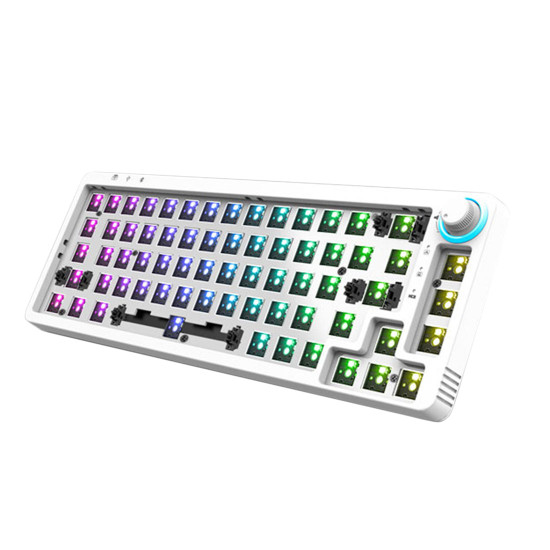 tm680 three-module 68 keys customization hot-swappable rgb mechanical gaming keyboard kit