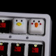 vergo cute chicken and duck resin keycap two-piece combination