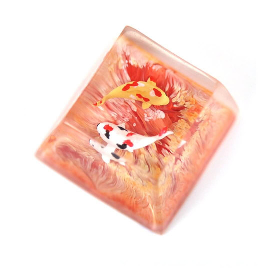 vergo handmade customized resin keycap