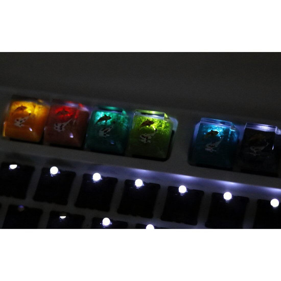 vergo handmade customized resin keycap