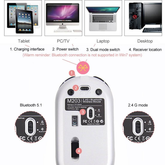 wireless bluetooth mechanical keyboard with mouse