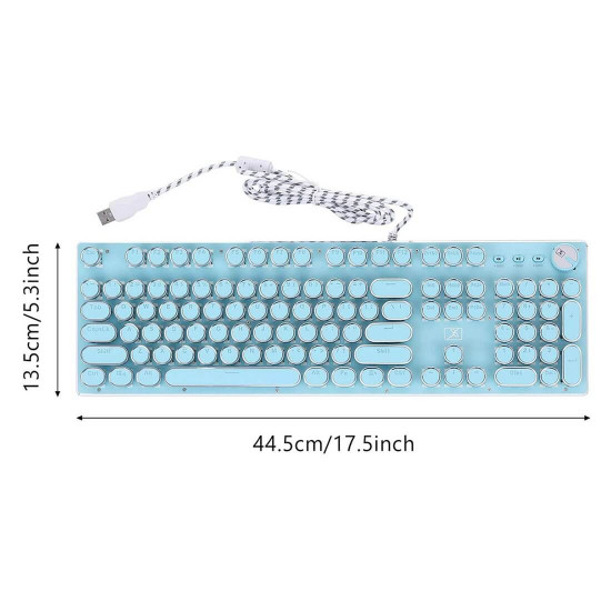 x9vr retro punk mechanical keyboard