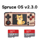 miyoo a30 retro handheld gaming console (spruce os v2.3.0)