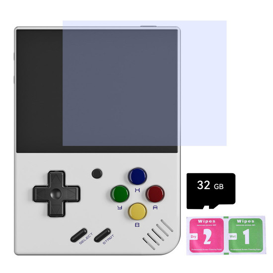 miyoo mini plus retro handheld game console - onionos os