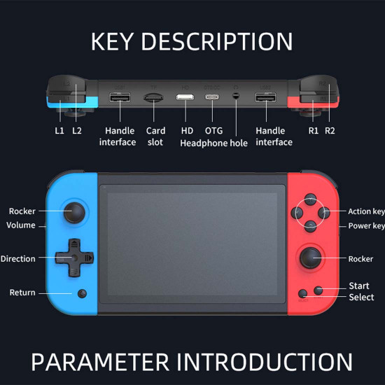 powkiddy x51 retro handheld game console