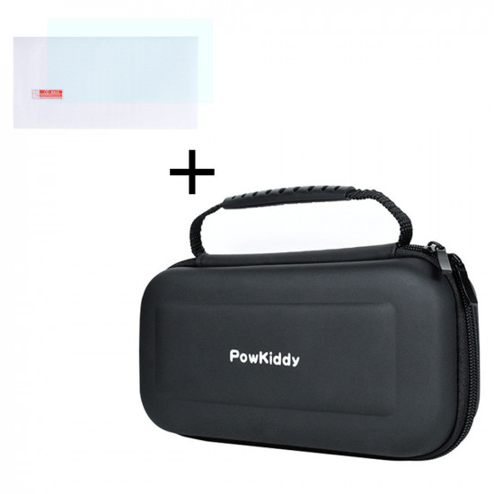 powkiddy x55 storage bag + glass screen protector