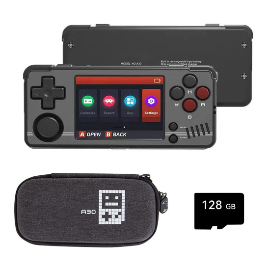 miyoo a30 retro handheld gaming console (spruce os v2.3.0)