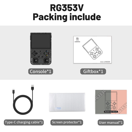 anbernic rg353v/rg353vs retro handheld game console