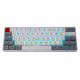 sk61s 61 keys gsa dye-sub pbt keycaps bluetooth usb rgb mechanical gaming keyboard